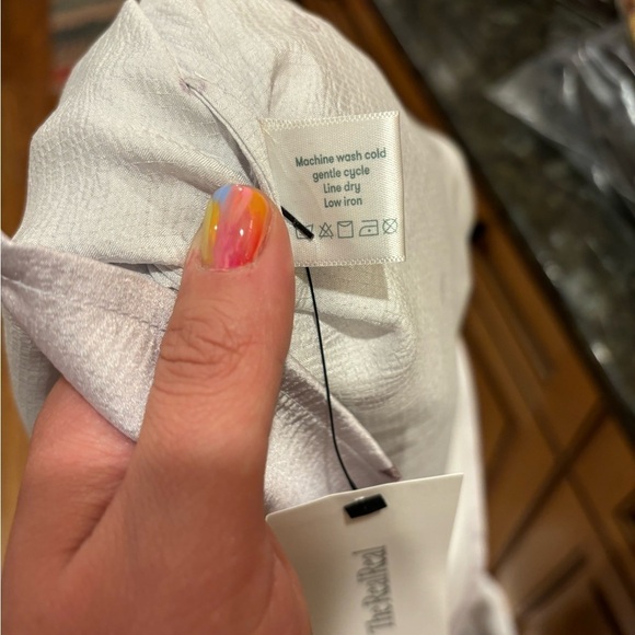 Roller Rabbit Size XL Button Down Short Sleeve Blouse - Picture 7 of 7